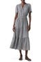 Daydream Gingham Tiered Maxi Dress