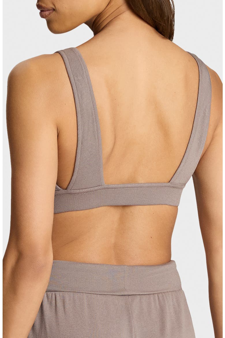 Luxury Rib Bralette, Alternate, color, TRUFFLE