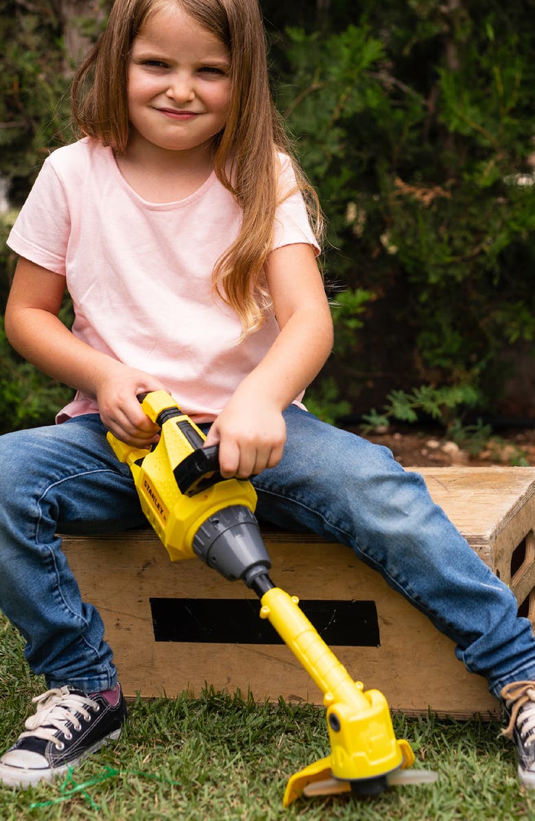 Stanley Jr. Battery Operated Weed Trimmer, Alternate, color, Yellow
