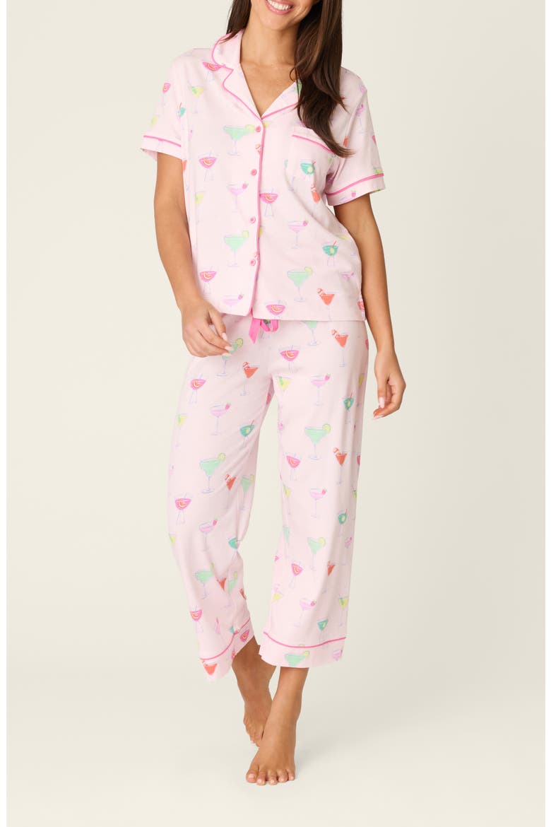 Whimsy Print Pajamas, Main, color, LIGHT PINK