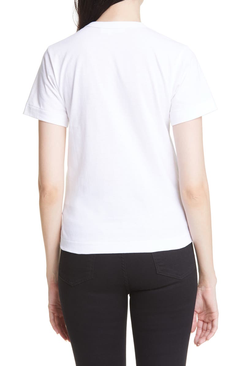 Comme des Garçons PLAY Camo Heart Graphic Tee, Alternate, color, 