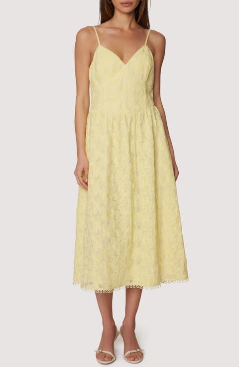 Sunset in Sicily Midi Sundress