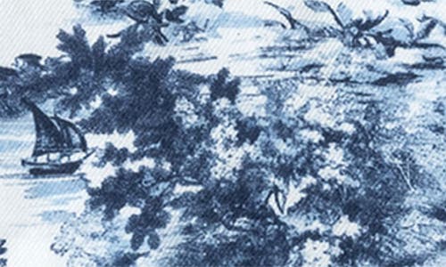 1863 By Eterna Modern Fit Toile Non-iron Cotton Dress Shirt In Blue