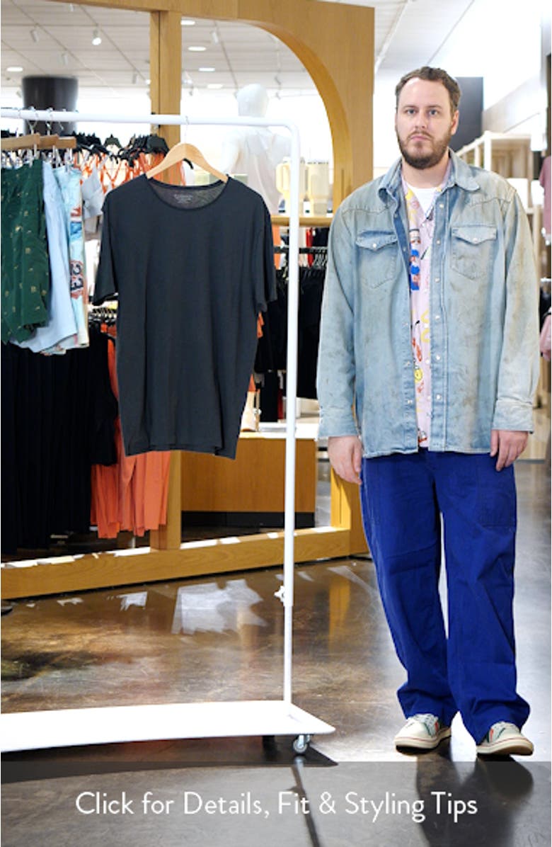 Figure Roll Neck Cotton T-Shirt, sales video thumbnail