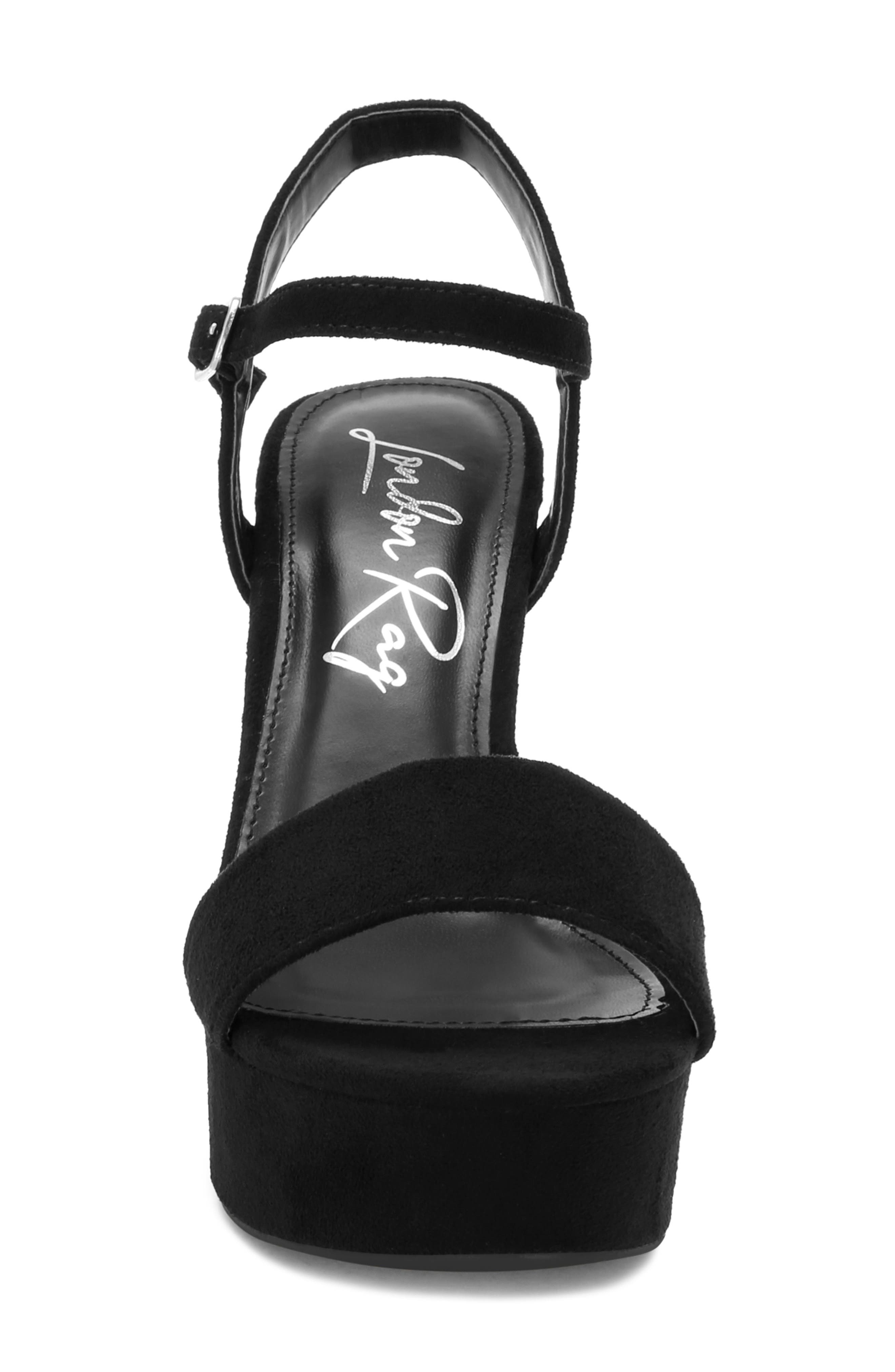 Lilasta Platform Block Heel Sandal, Alternate, color, BLACK