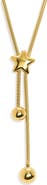 Bracha Maven Star Pendant Lariat Bolo Necklace