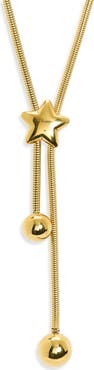 Bracha Maven Star Pendant Lariat Bolo Necklace