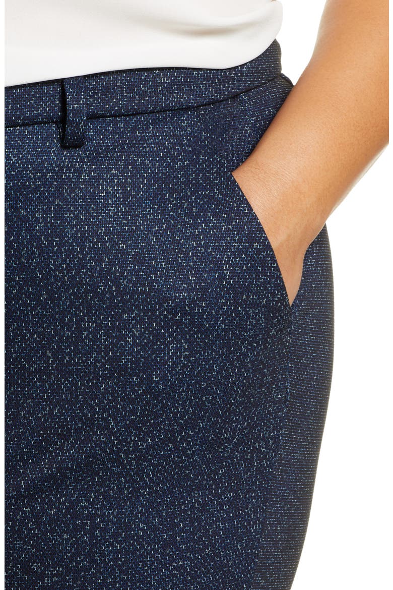 Kelsey Knit Trousers, Alternate, color, NAVY/ BLK PIXEL