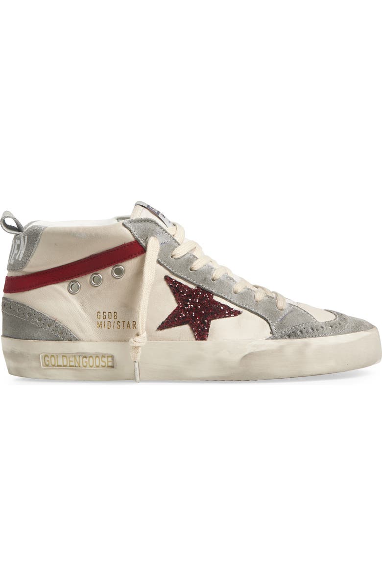 Golden Goose Mid Star Sneaker, Alternate, color,