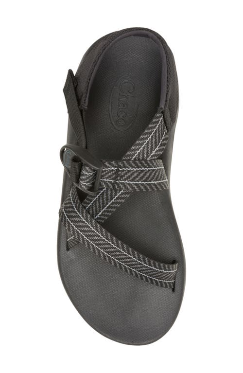 Chaco Cushz Sandal In Frond Black