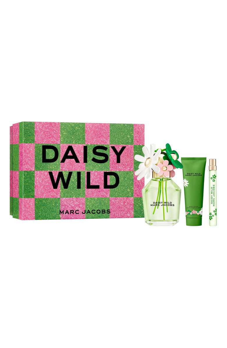 Marc Jacobs Daisy Wild Eau de Parfum 3-Piece Gift Set $221 Value, Main, color, 