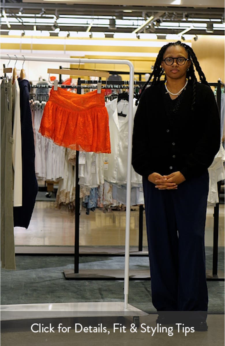 Mid Rise Tiered Miniskirt, sales video thumbnail