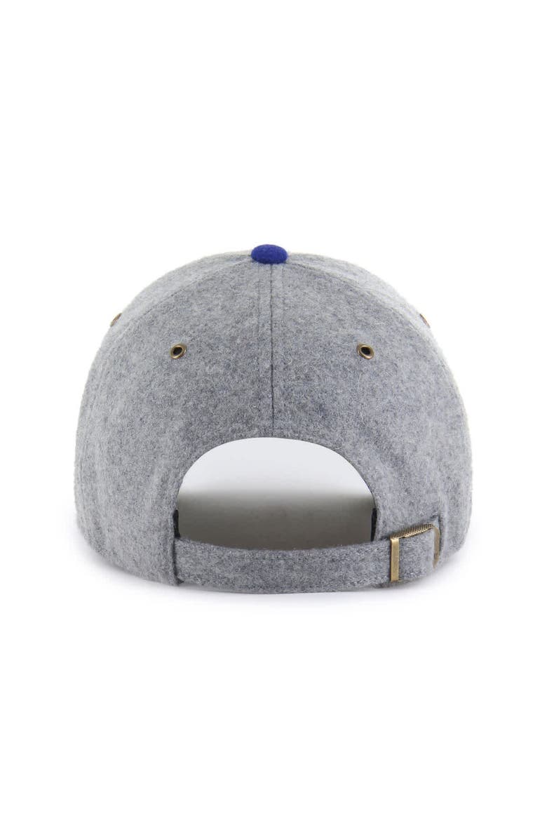 '47 Men's '47  Gray/Royal Chicago Cubs Golden Age Wool Clean Up Adjustable Hat, Alternate, color, Gray