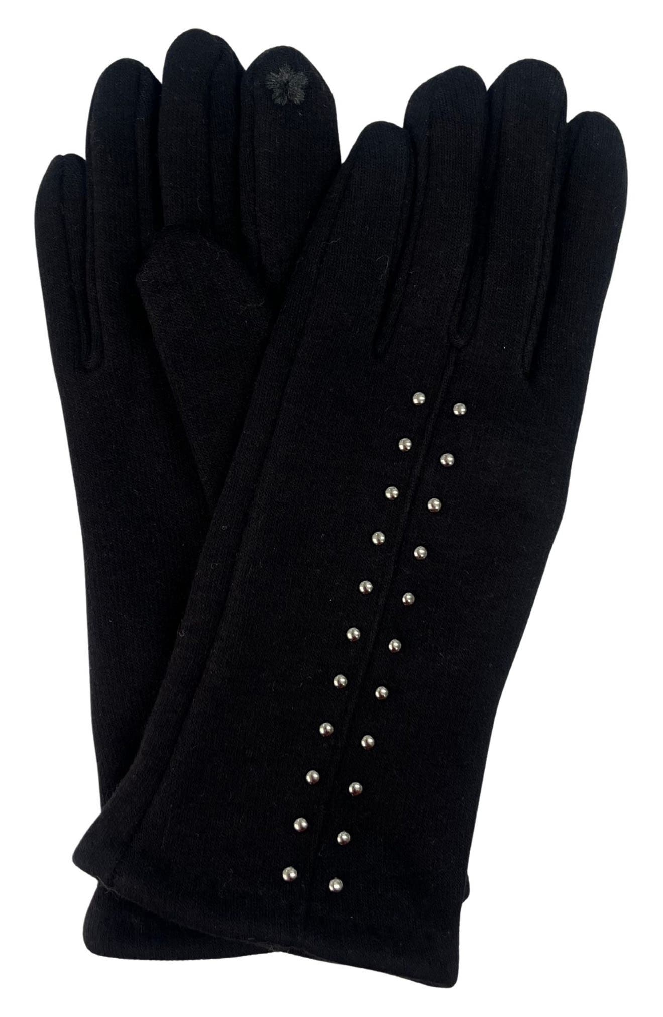 MARCUS ADLER Studded Jersey Gloves