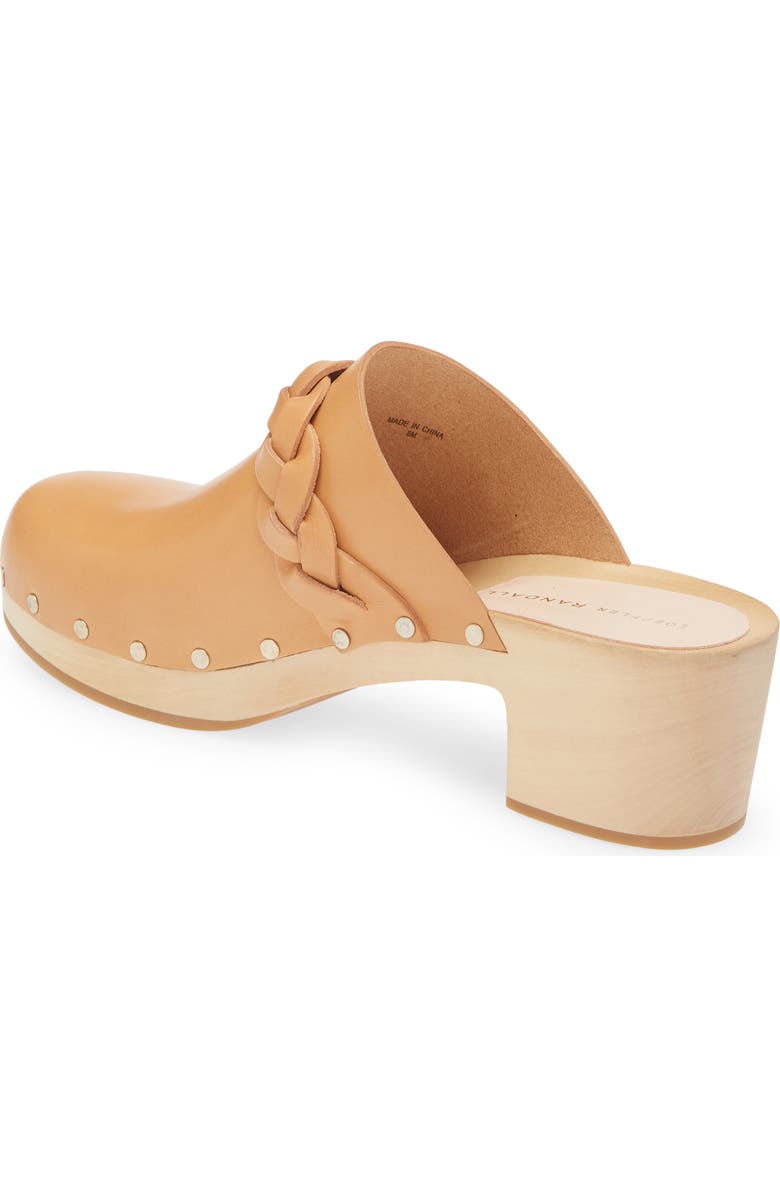 Loeffler Randall Lupa Mid Heel Clog, Alternate, color, Honey