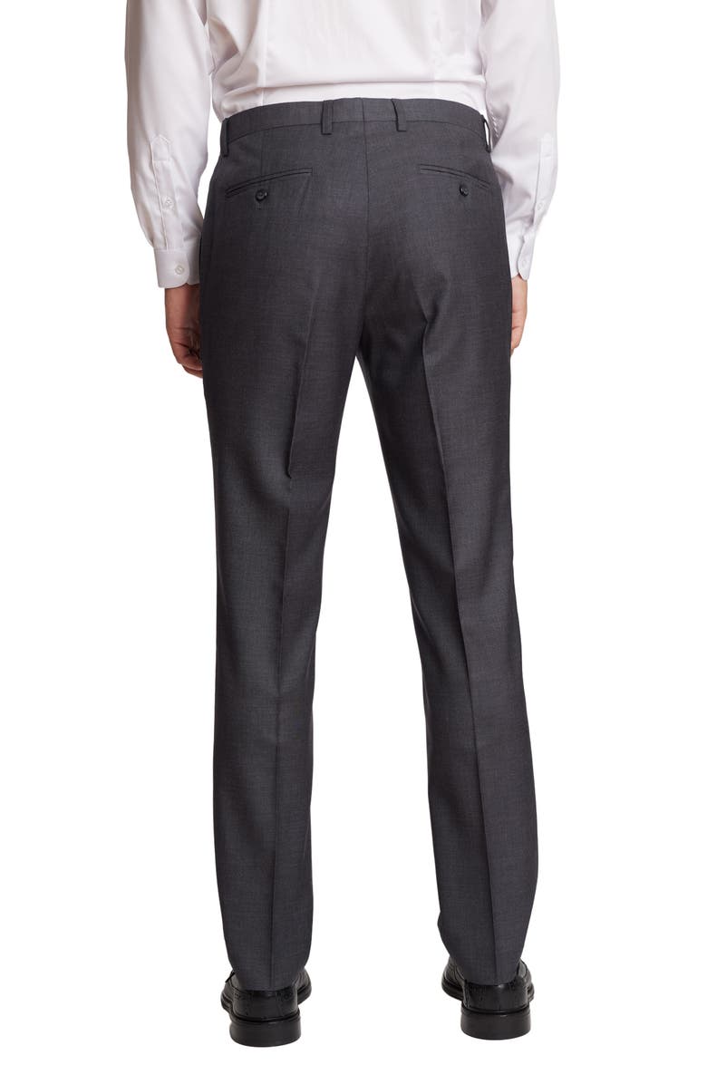 PAISLEY & GRAY Modern Fit Downing Dress Pants, Alternate, color, Charcoal Shark