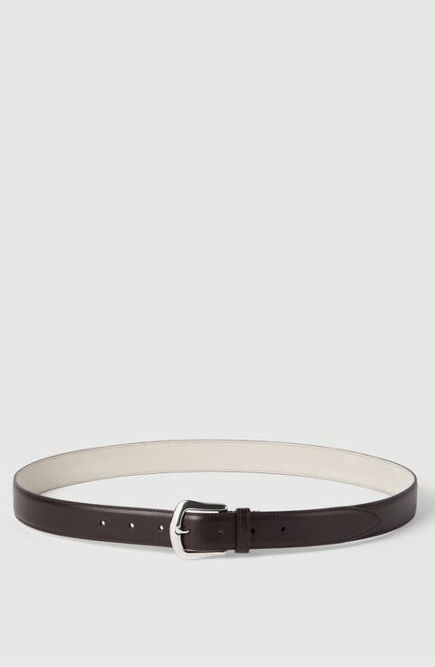 Calfskin belt