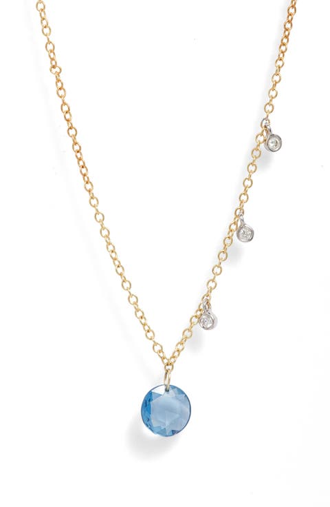 Sapphire & Diamond Necklace
