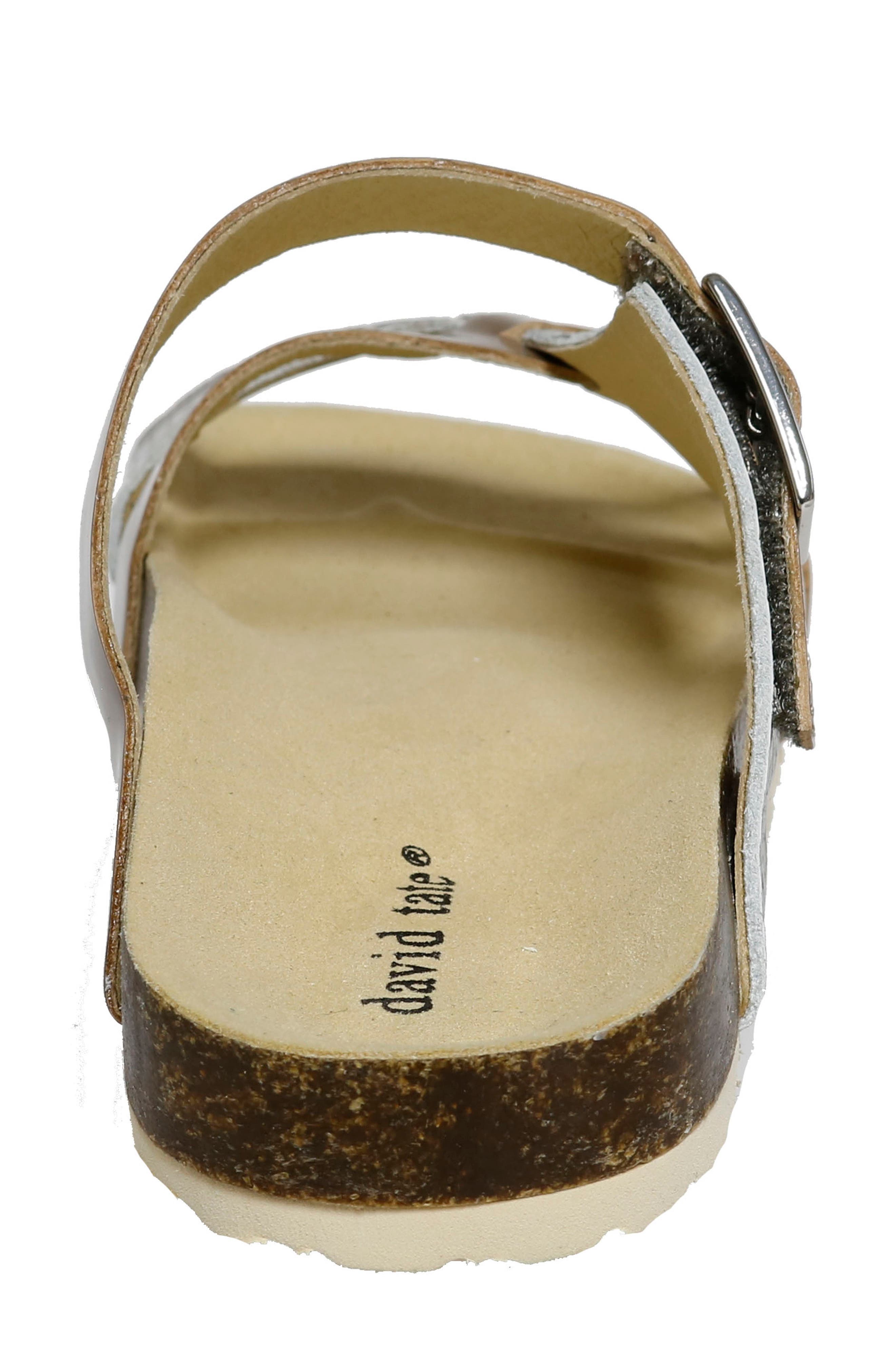 Warm Strappy Slide Sandal, Alternate, color, CAMEL