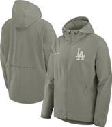 Nike Men's Nike Olive Los Angeles Dodgers Unlimited Packable Full-Zip Hooded Jacket