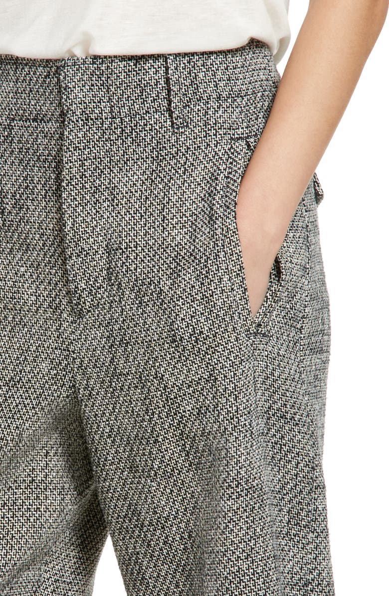 rag & bone Dylan Tweed Crop Trousers, Alternate, color,