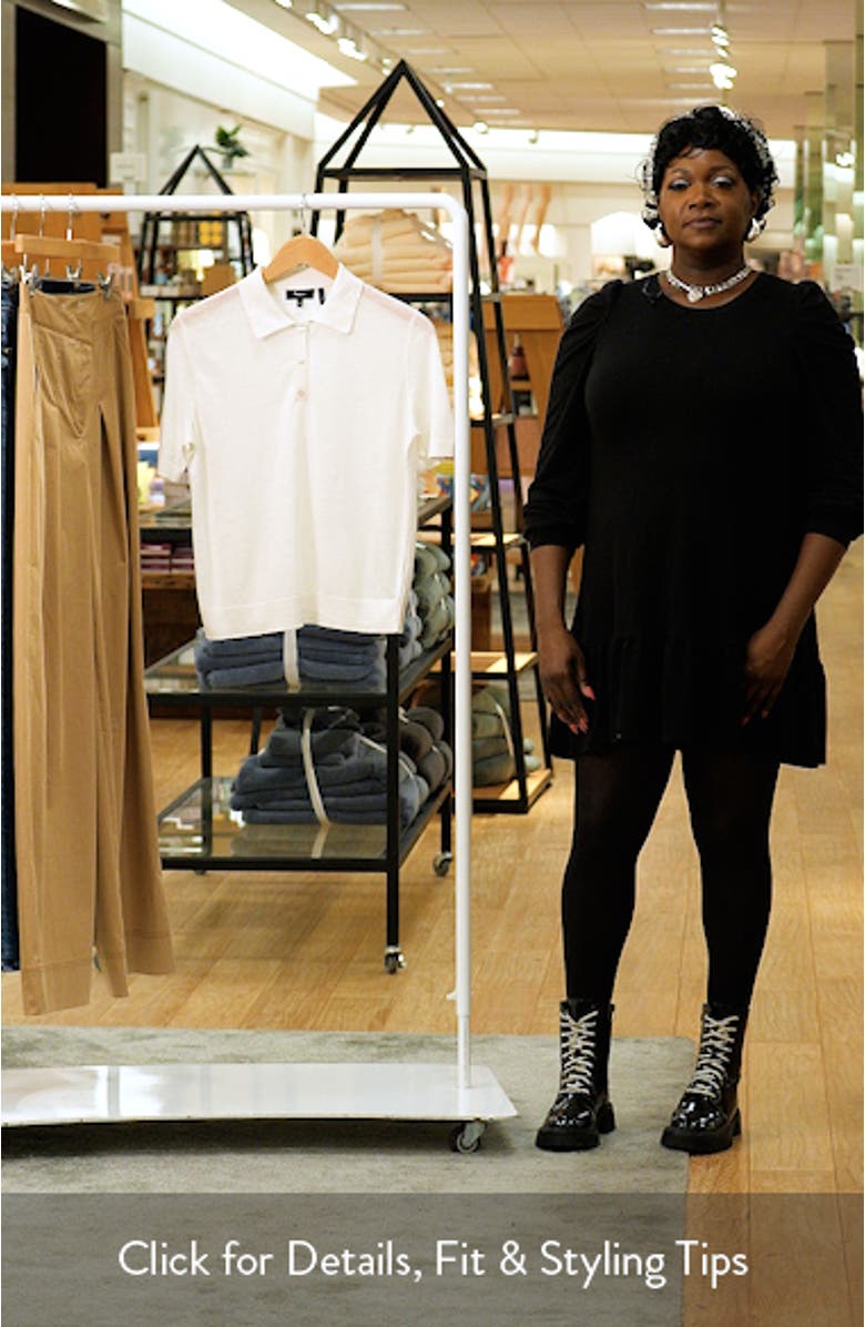 Semisheer Linen Blend Polo, sales video thumbnail