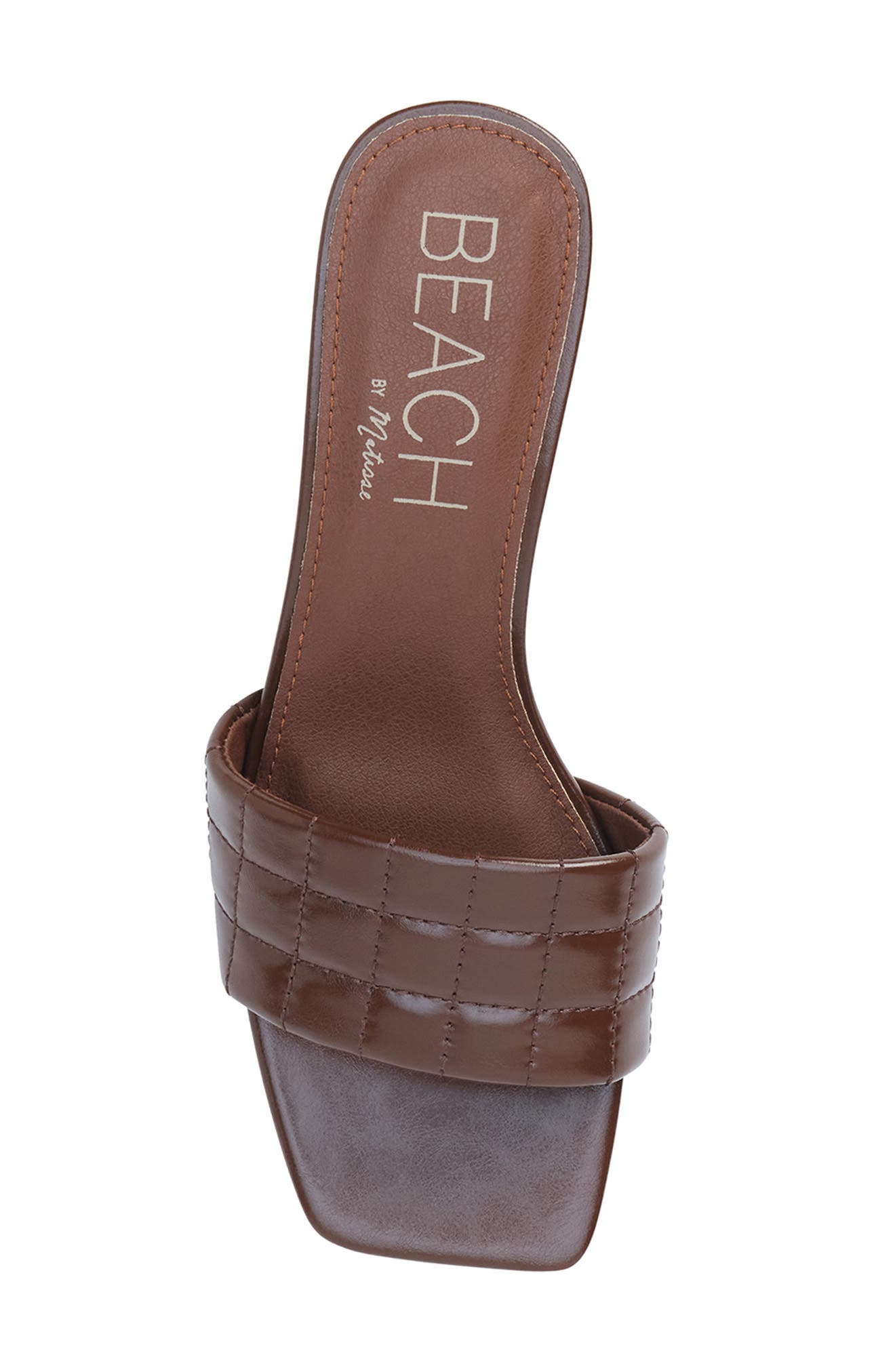 Rosana Kitten Heel Slide Sandal, Alternate, color, BROWN