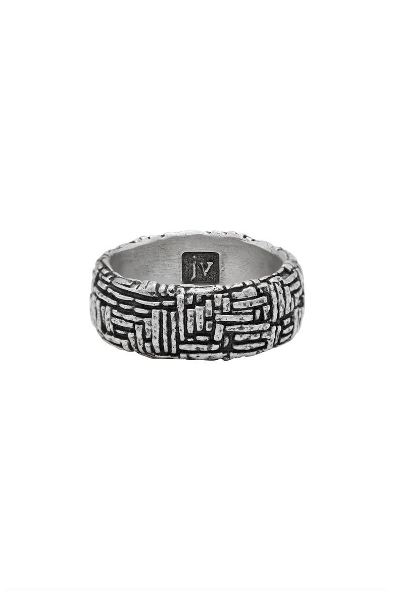 Artisan Sterling Silver Band Ring, Main, color, SILVER