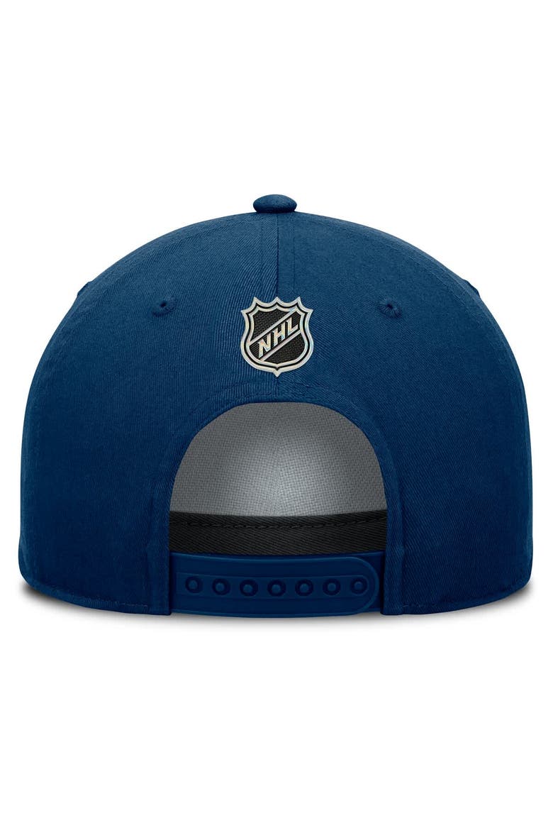 Men's Fanatics Deep Sea Blue Seattle Kraken Authentic Pro Rink Roper A-Frame Adjustable Hat, Alternate, color, Navy