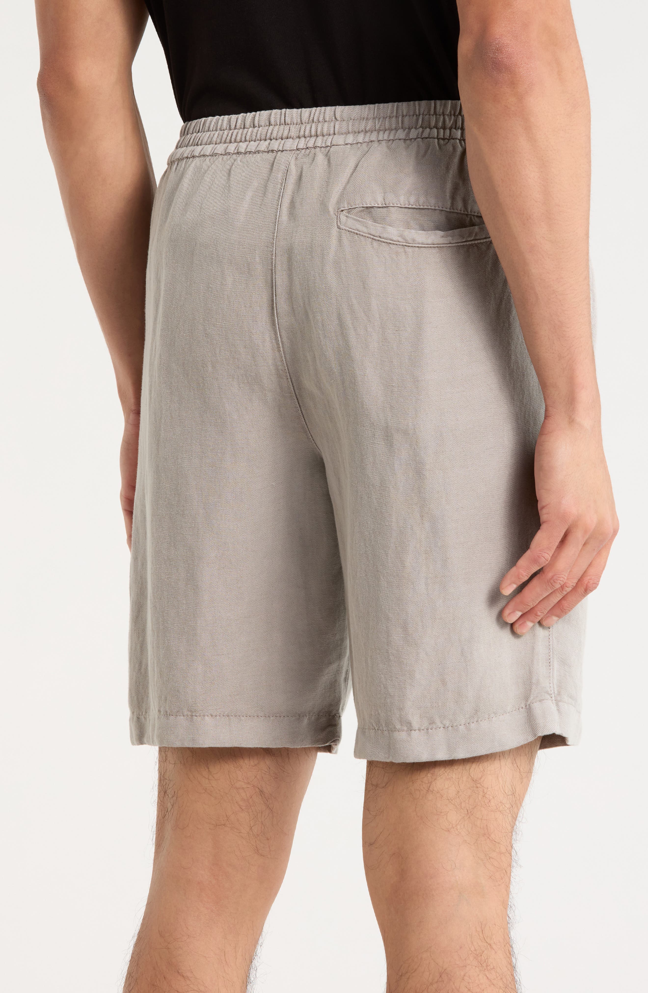 Tropical Beach Linen & Cotton Shorts - image 2