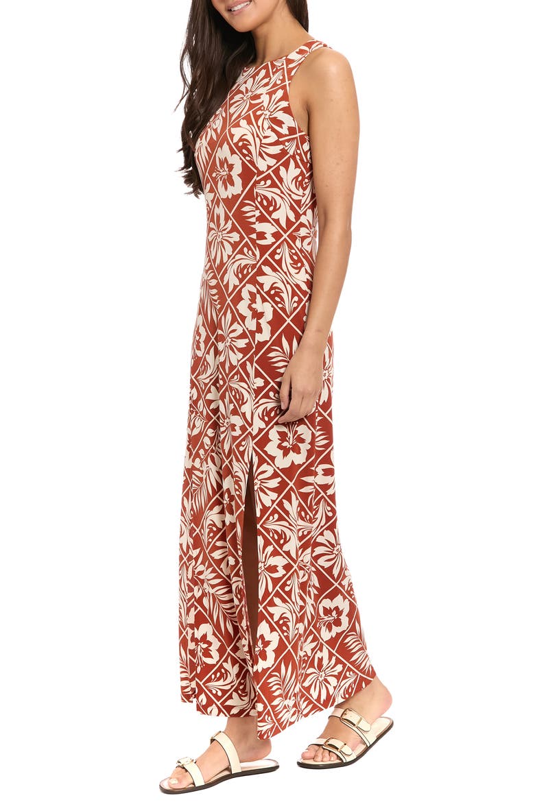 Car Wash Maxi Dress, Alternate, color, PICANTE/ WHITE