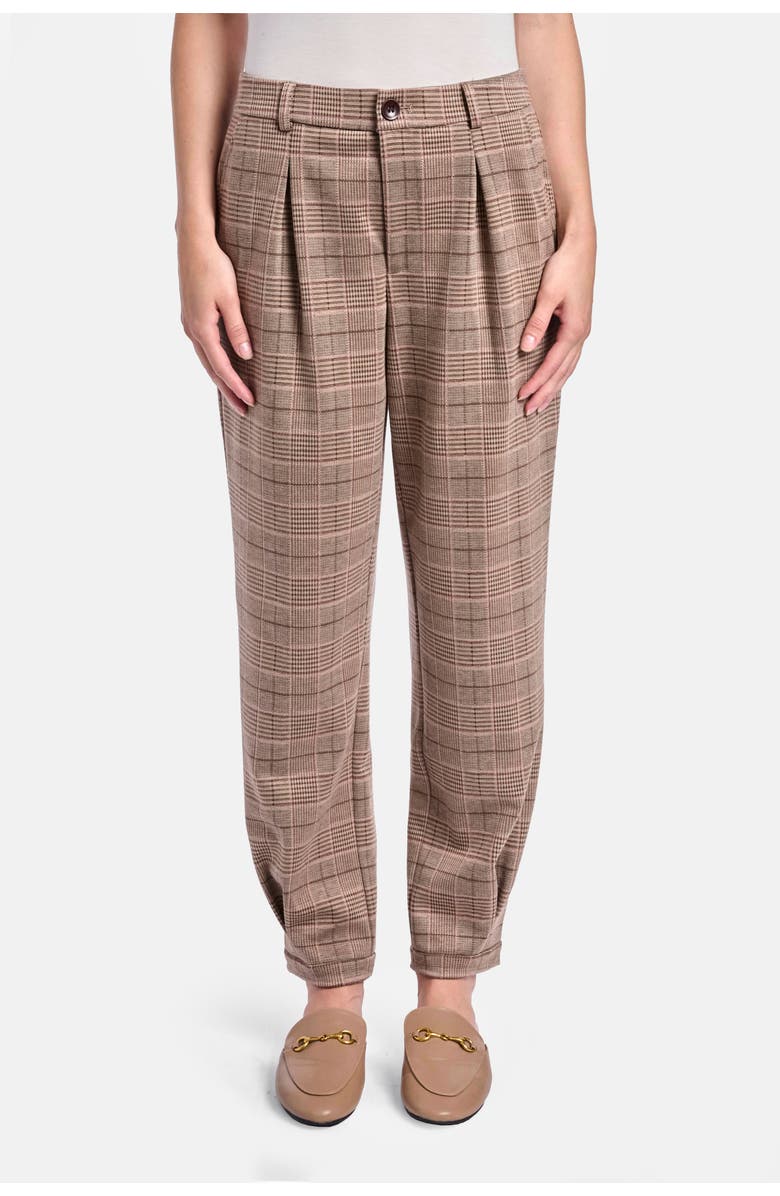 Capsule 139 The San Marco Pant In Plaid, Main, color, Brown