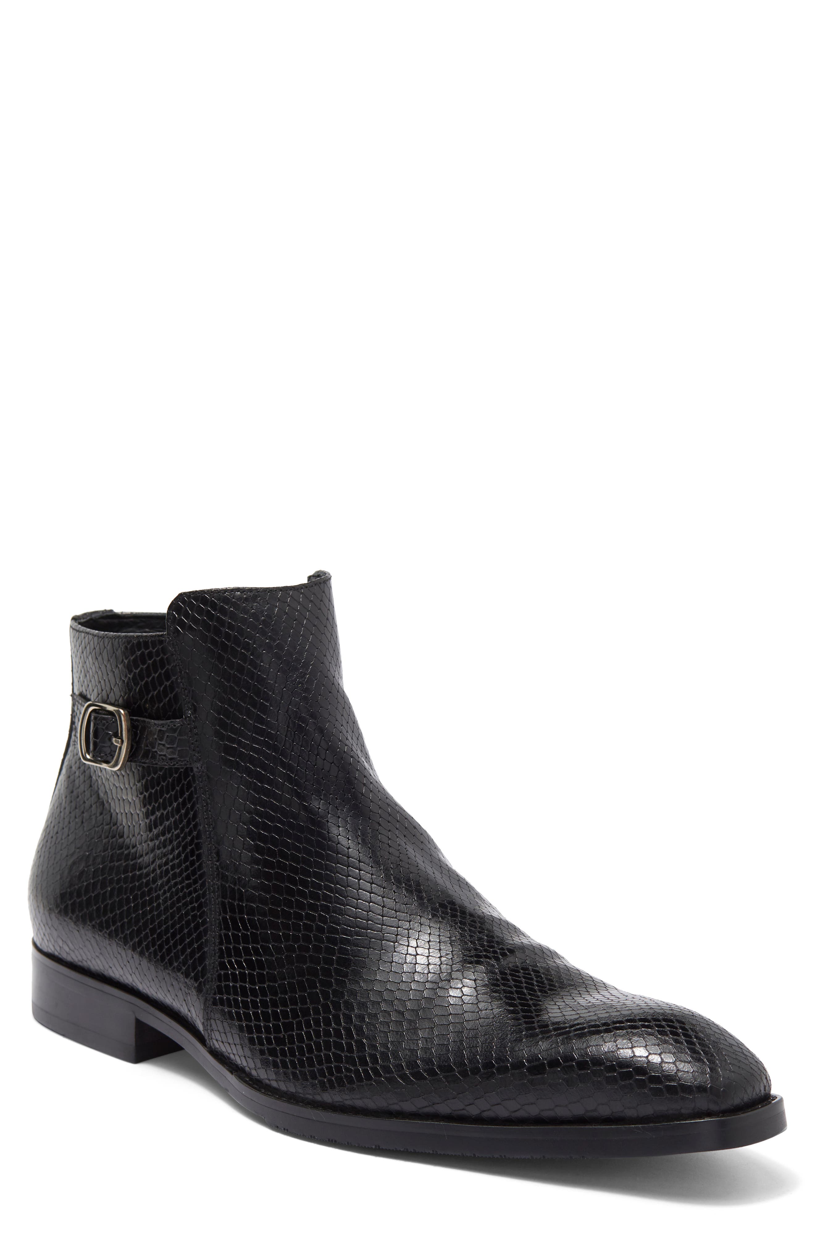 Maison Forte Eastside Snake Embossed Leather Boot