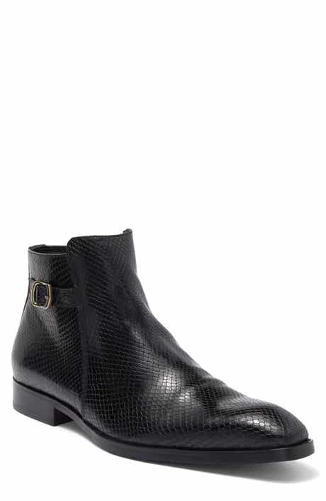Maison Forte Eastside Snake Embossed Leather Boot