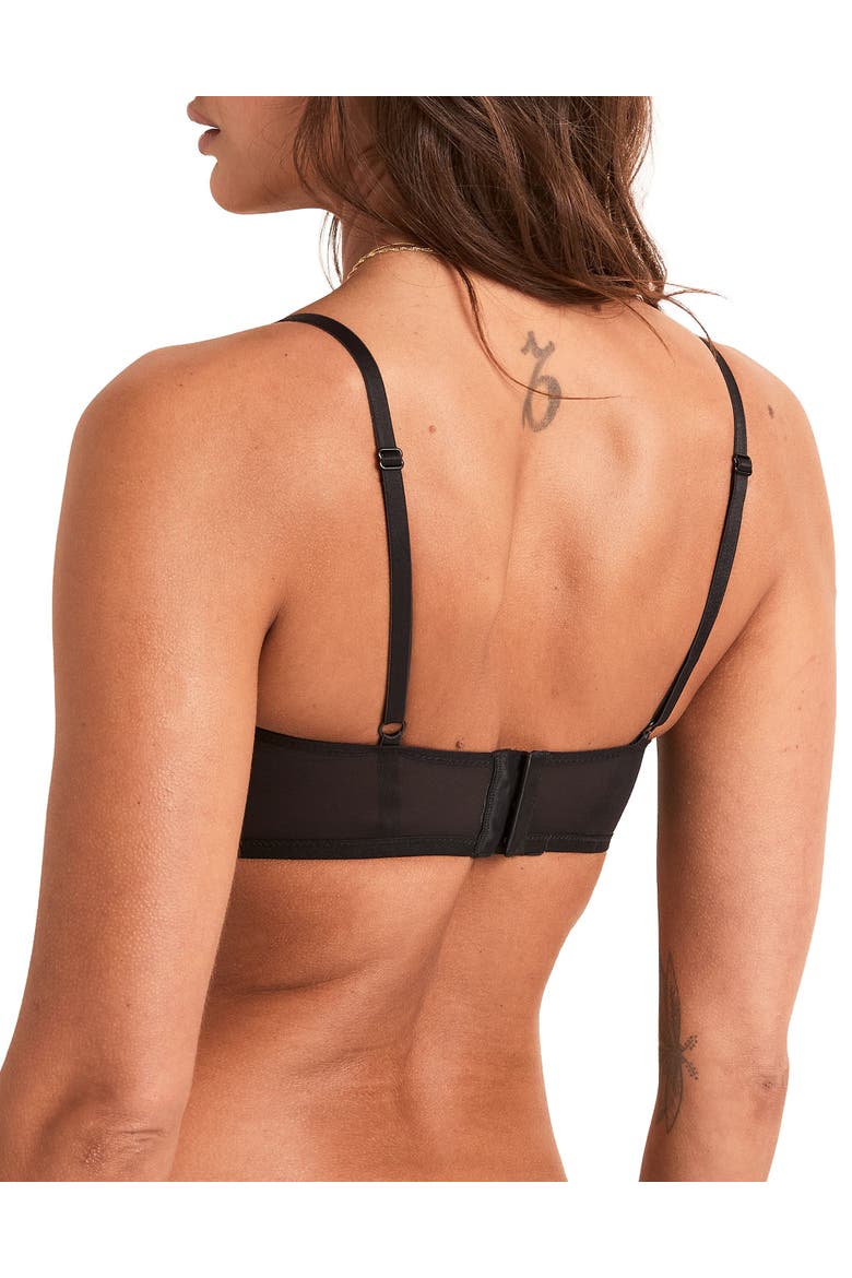 Maddeyy Unlined Demi Bra, Alternate, color, Black