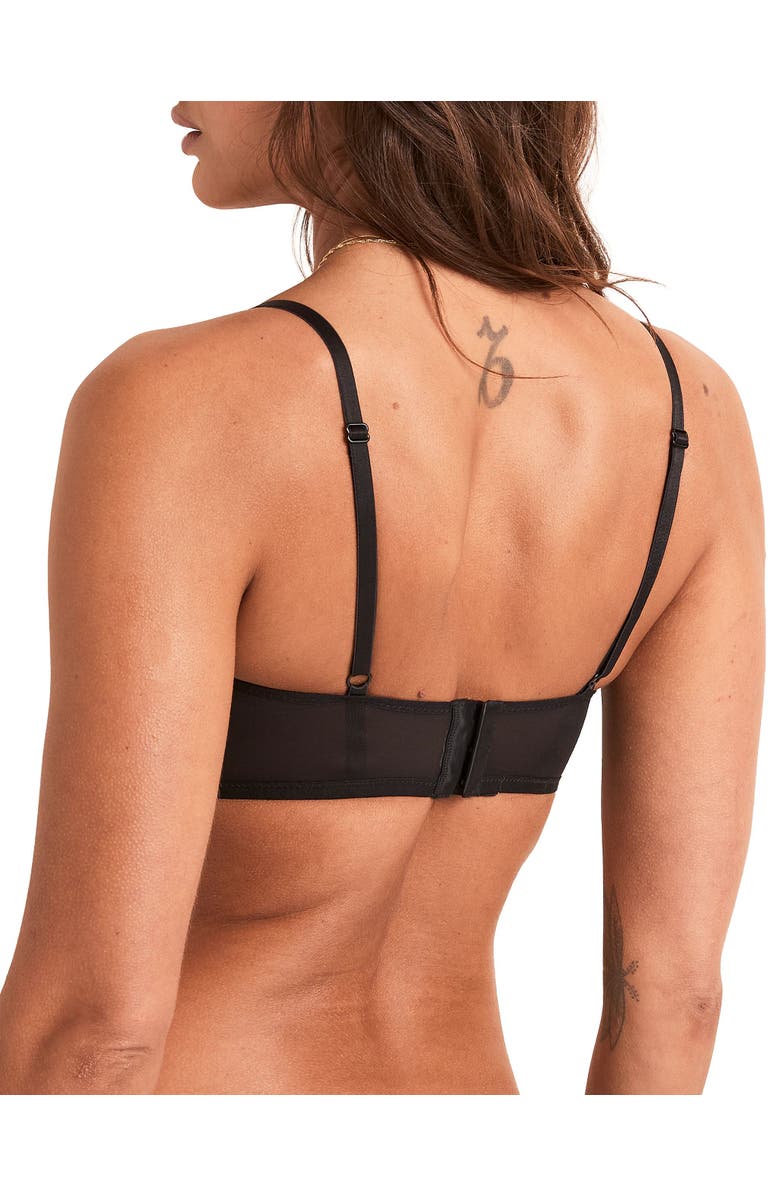 Adore Me Maddeyy Unlined Demi Bra, Alternate, color, Black
