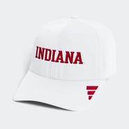 adidas Men's adidas White Indiana Hoosiers 2026 Sideline Slouch Adjustable Hat