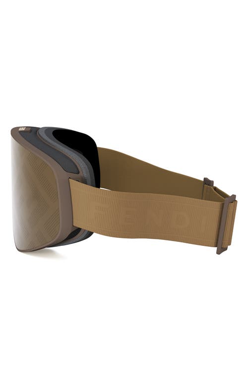 Fendi Ski Mask With Logo Mirrored Lens