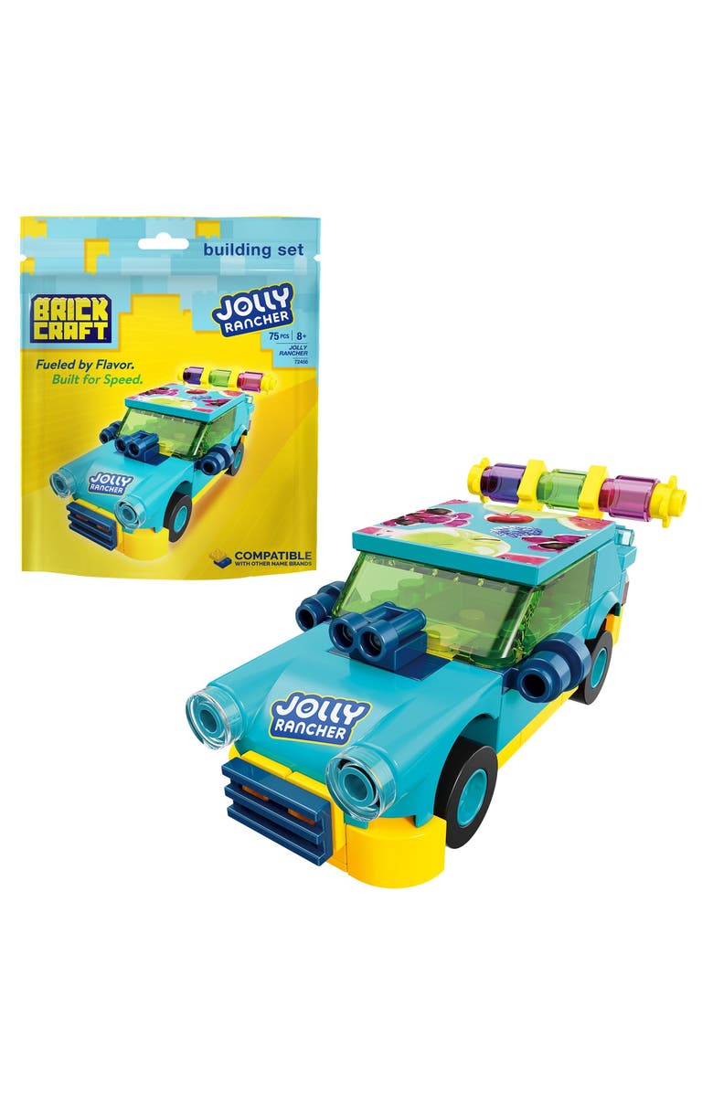 Brickcraft Hershey's JOLLY RANCHER Racer Building Set, Main, color, Red