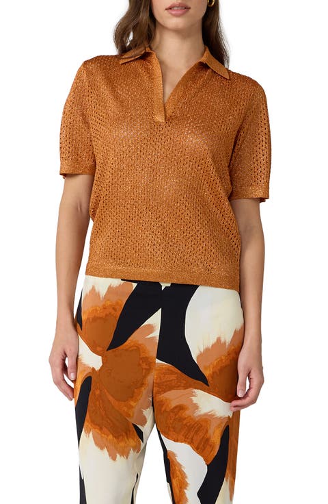 Maren Metallic Knit Sweater