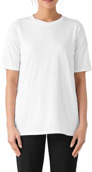 Eileen Fisher Crewneck Organic Cotton T-Shirt