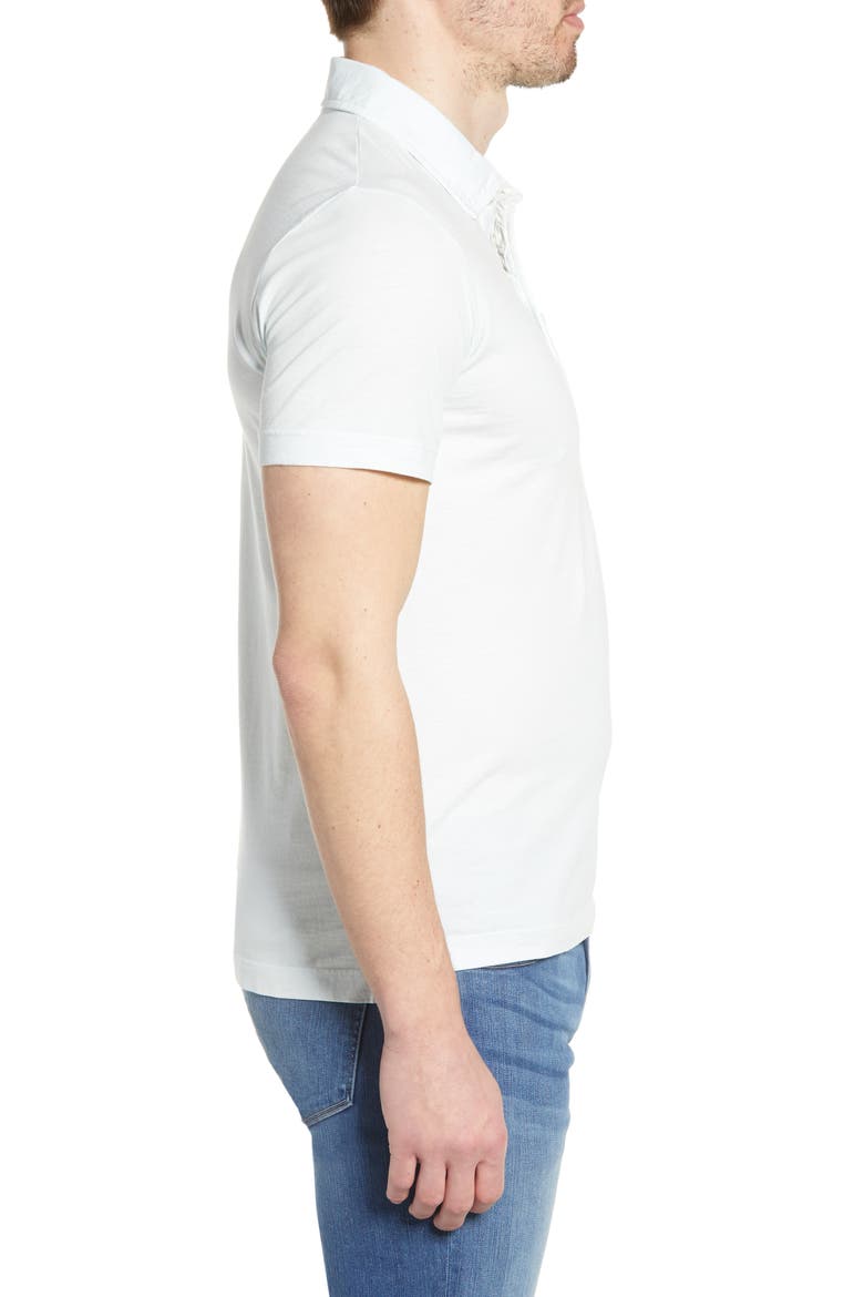 Pensacola Slim Fit Garment Dye Polo, Alternate, color, PALE BLUE