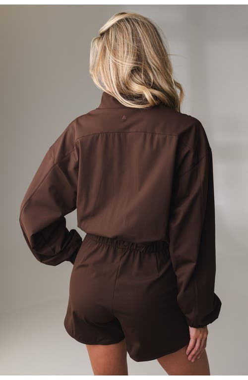 Vitality Nomad Jacket In Brown