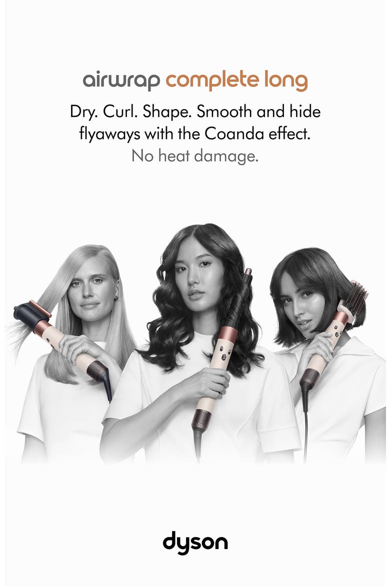 Limited-Edition Ceramic Pink & Rose Gold Airwrap™ Multi-Styler Complete Long with Onyx & Rose Presentation Case, Alternate, color, CERAMIC PINK/ ROSE GOLD