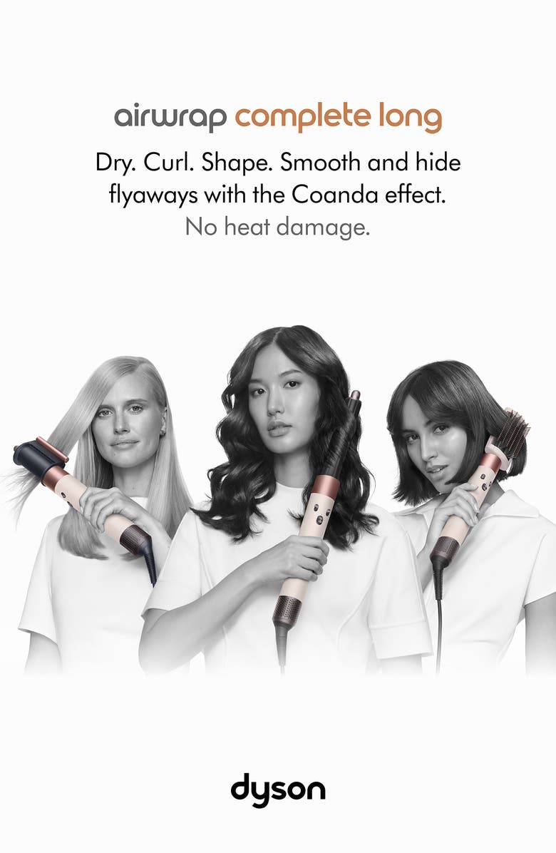 Dyson Limited-Edition Ceramic Pink & Rose Gold Airwrap<sup>™</sup> Multi-Styler Complete Long with Onyx & Rose Presentation Case, Alternate, color,