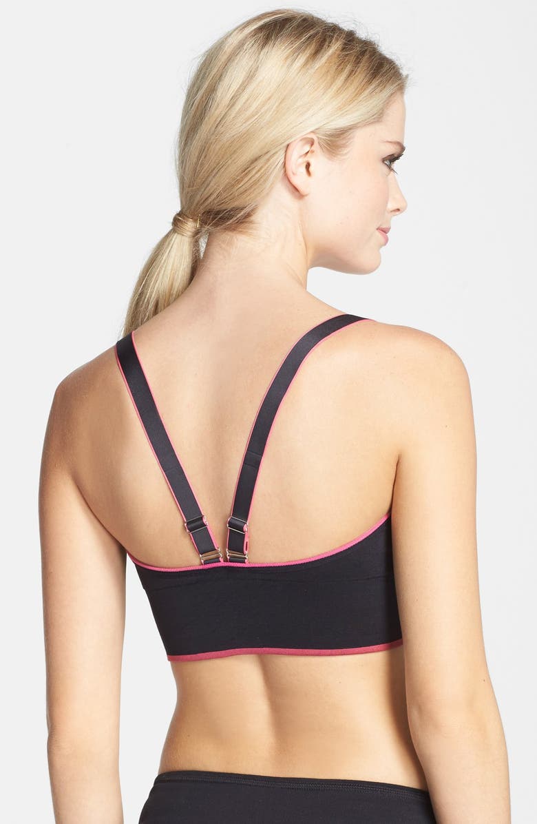 DKNY 'Energy' Seamless Racerback Sports Bralette, Alternate, color, 