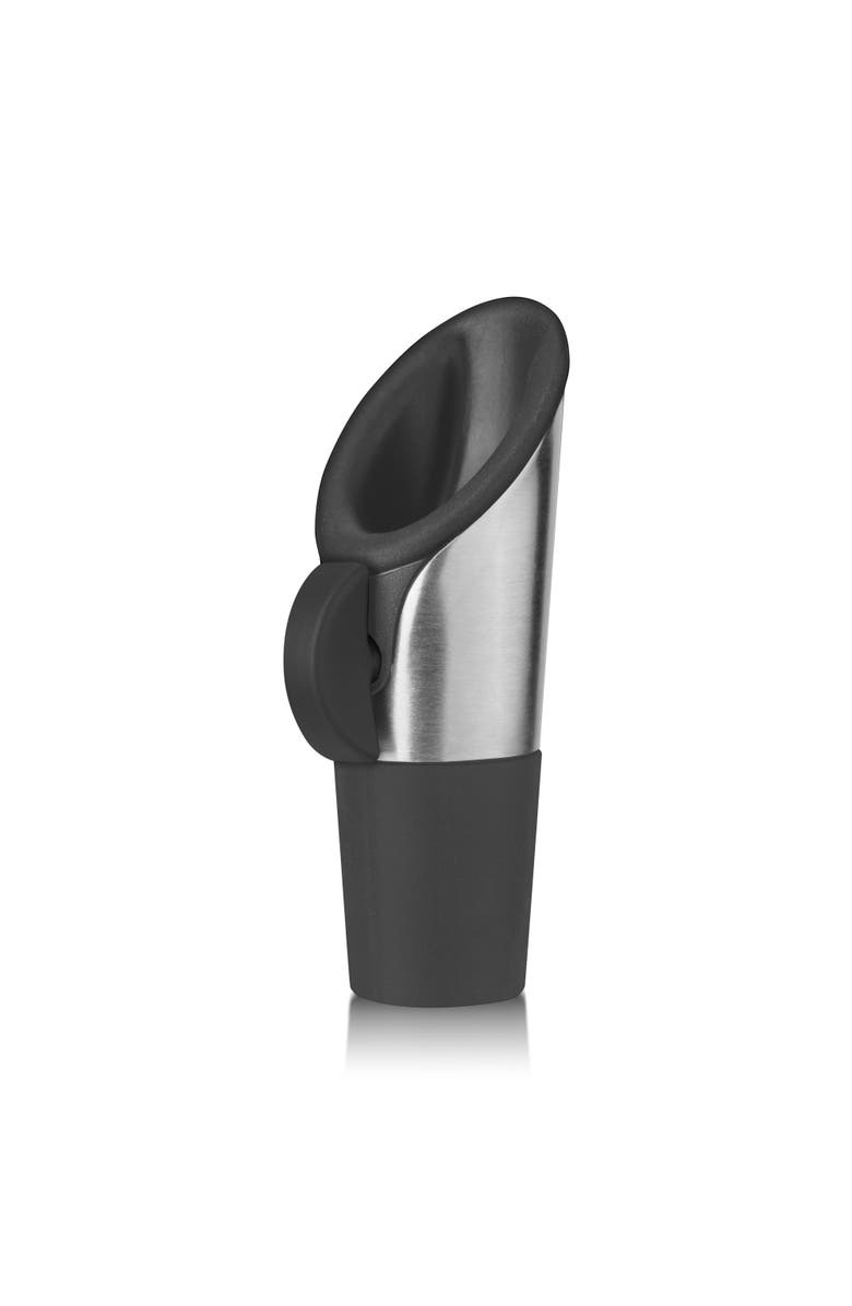 Innovine Wine Pourer and Stopper, Main, color, Graphite