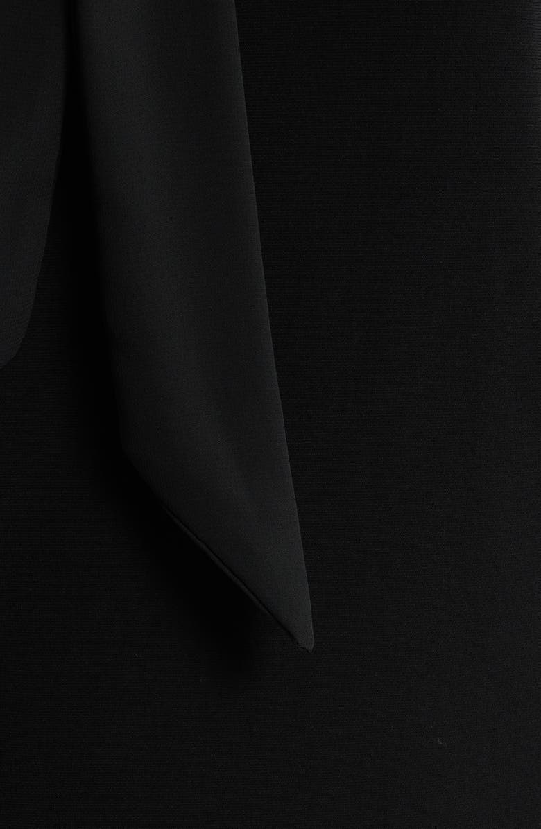 Anne Klein Ruffle Tie Neck Top, Alternate, color, Anne Black