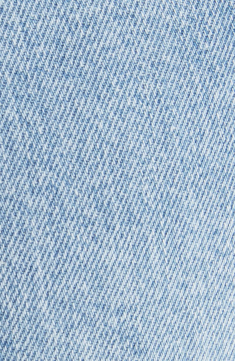 Alaïa Denim Round Jeans, Alternate, color,