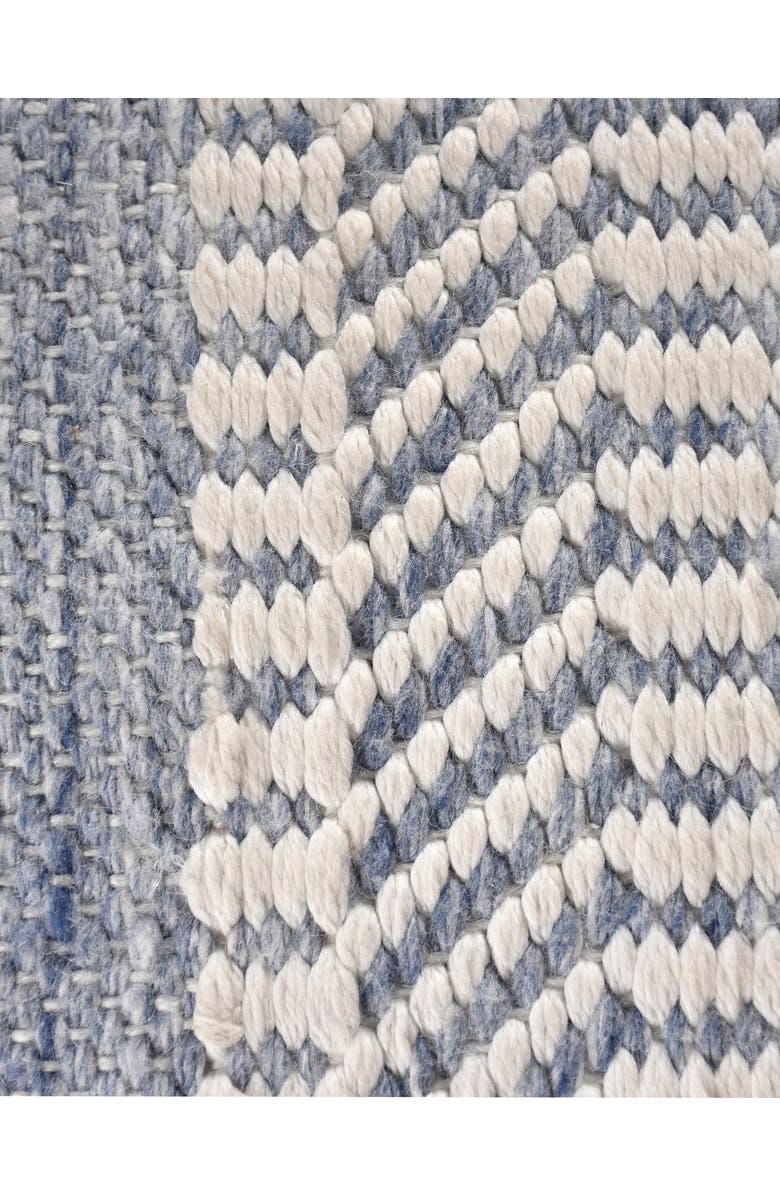 Anaya Seaside Stripe Oversized Handwoven Stool, Alternate, color, Blue